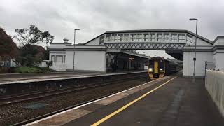 158763 local lines livery departs Bridgwater 30/9/17