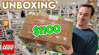 I can't believe I bought this! $1100 LEGO Unboxing & Room VLOG