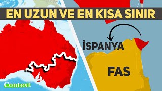 Dünyanın EN UZUN ve EN KISA Sınırı!