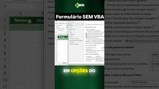 Segredo do Excel - Formulário sem VBA