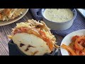 Rotisserie chicken and cheese cheddar arepas