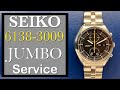 For S.S. -- Seiko 6138-3009 Jumbo Service