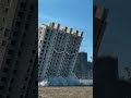 Dangerous Building demolition #shorts #machine