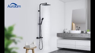 Auralum TEMPERATURE SHOWER  — AUFS0301BE / AUPF0301BE / JFS0201