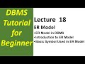Lec-18 Introduction to ER Model| Entity Relationship Model in DBMS Introduction and Basics Symbols