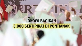 PENYERAHAN SERTIPIKAT PONTIANAK