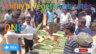 February 12, 2025 today's Vegetables rates at DNS Mandi, Kolar Karnataka