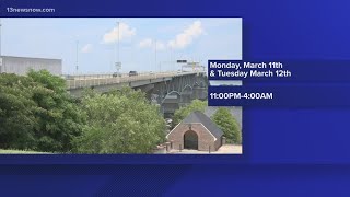 Overnight Test Opens At Coleman Bridge