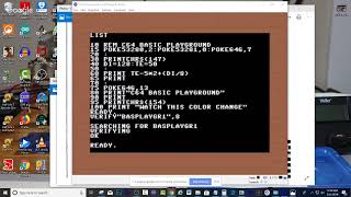 Commodore 64 Basic Playground Live