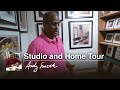 Andy Smith artist ~  Studio and Home Tour