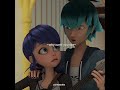 LUKANETTE - you belong with me #shorts #miraculous #animated #viral #marinette #luka #edit #disney