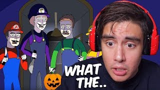 Reacting To Scary Animations Of Messed Up Trick Or Treating Experiences On Halloween