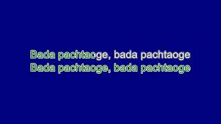 🔊🎵Bada Pachtaoge| High Quality Karaoke| Arijit singh