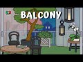 BALCONY DESIGN IDEA TOCA BOCA* Makeover | TOCA LIFE WORLD