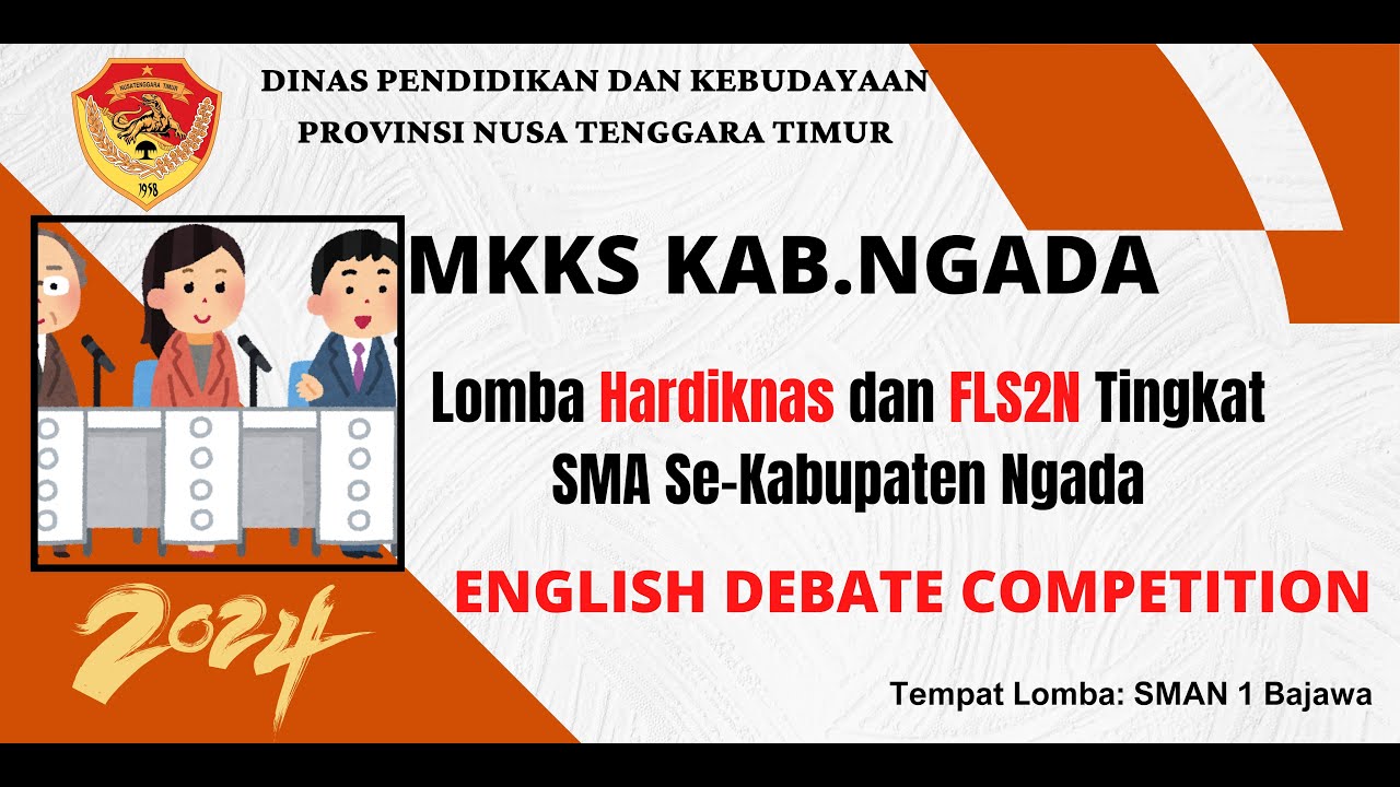 Lomba Hardiknas Dan Fls2n Debat Bahasa Inggris Tingkat Sma Se Kabupaten