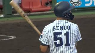 Katsuya Senoo 2nd at bat ( 6/24/2022 ) 妹尾克哉(福岡北九州フェニックス) 第2打席 (2022年6月24日 ) #福岡ソフトバンクホークス 戦(北九州市民球場)