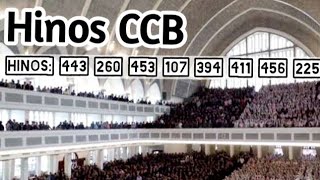 HINOS CCB | CANTADOS NA IGREJA |Hinos:443,260,453,107,394,411, 456,225