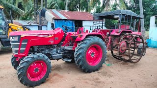 Mahindra 575 di tractor cagewheel fitting on home and yuvo tech plus shifting another place