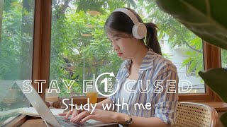 Just focus on studying for 1 hour - Do you dare? | STUDY WITH ME, inspirational music, keyboard ASMR