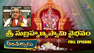 శ్రీ సుబ్రహ్మణ్యస్వామి వైభవం | చాగంటి కోటేశ్వర రావు | అంతర్యామి | 22 ఫిబ్రవరి 2025 | ఈటీవీ తెలంగాణ