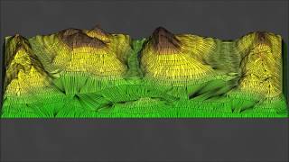 Contour Map Triangulation, Visualization & Pathfinding