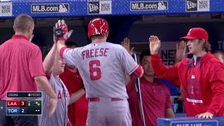 LAA@TOR: Freese breaks the tie with a sacrifice fly