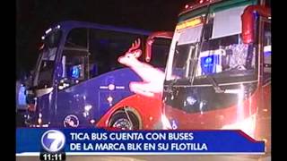 TICA BUS 50 ANIVERSARIO 14-3-13 TELENOTICIAS COSTA RICA 2013