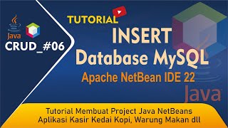 How to INSERT Database MySQL Java Netbeans