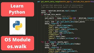 Python programming for beginners: OS Module and using os.walk