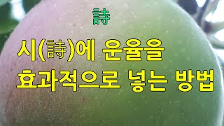 4-5) 효과적인 운율 사용 방법, 시 쓰기, 시 창작, 현대시