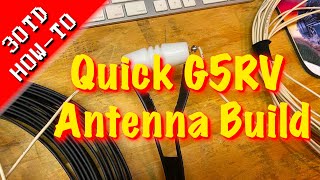 G5RV Ham Radio Multi-band Antenna Build - 3 Old Tech Dudes