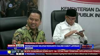 Wali Kota Tangerang dan Kemenkumham Akan Cabut Laporan