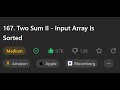 Leetcode 167. Two Sum II - Input Array Is Sorted, Python