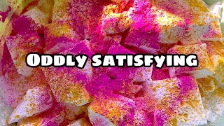 8 FRESH BLOCKS OF BSN GYM CHALK + SQUEAKY CORNSTARCH + HOLI POWDER + ASMR RELAXING VIDEO