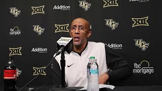 Iowa State 77, UCF 65 - Coach Johnny Dawkins Press Conference 🏀