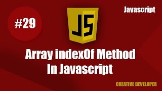 Array indexOf method in javascript || Javascript array indexOf method || indexOf || Javascript