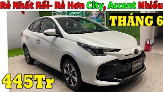 ✅Khuyến Mại Toyoita Vios Tháng 6 Mới, Rẻ Hơn Accent, City Nhiều rồi| Lăn Bánh Toyota Vios| Topcarvn