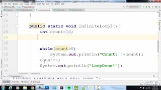 Java Loops: common errors