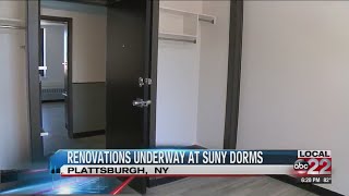 Renovations underway at SUNY dorms