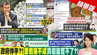 【張雅婷報新聞】蛋價調漲突喊卡!蛋農轟農委會干預擬北上抗議｜快篩案查無下文?!藍酸監委怕捅馬蜂窩不敢查?!  精華版@中天電視CtiTv