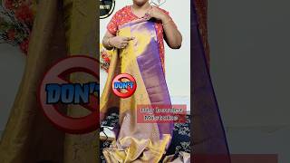 how to get pallu pleats on big border saree / saree draping class 8428881111