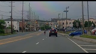 Speeding Motorist Almost Hits Jaywalkers