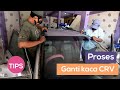 proses ganti kaca honda crv