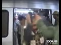 Indian police slapping Men who were travelling in the ladies coach of the New Delhi's metro