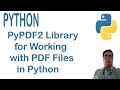 Python PyPDF2 || Retrieve text  from PDFs ||PyPDF2 Library for Working with PDF Files in Python