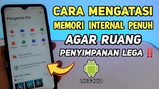 CARA MENGATASI MEMORI PENYIMPANAN YANG PENUH | CARA MENGATASI RUANG MEMORI HP PENUH ANDROID