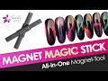 Fast Cat Eye Gel Designs with MAGNET MAGIC STICK (Saida Nails Nail Art)