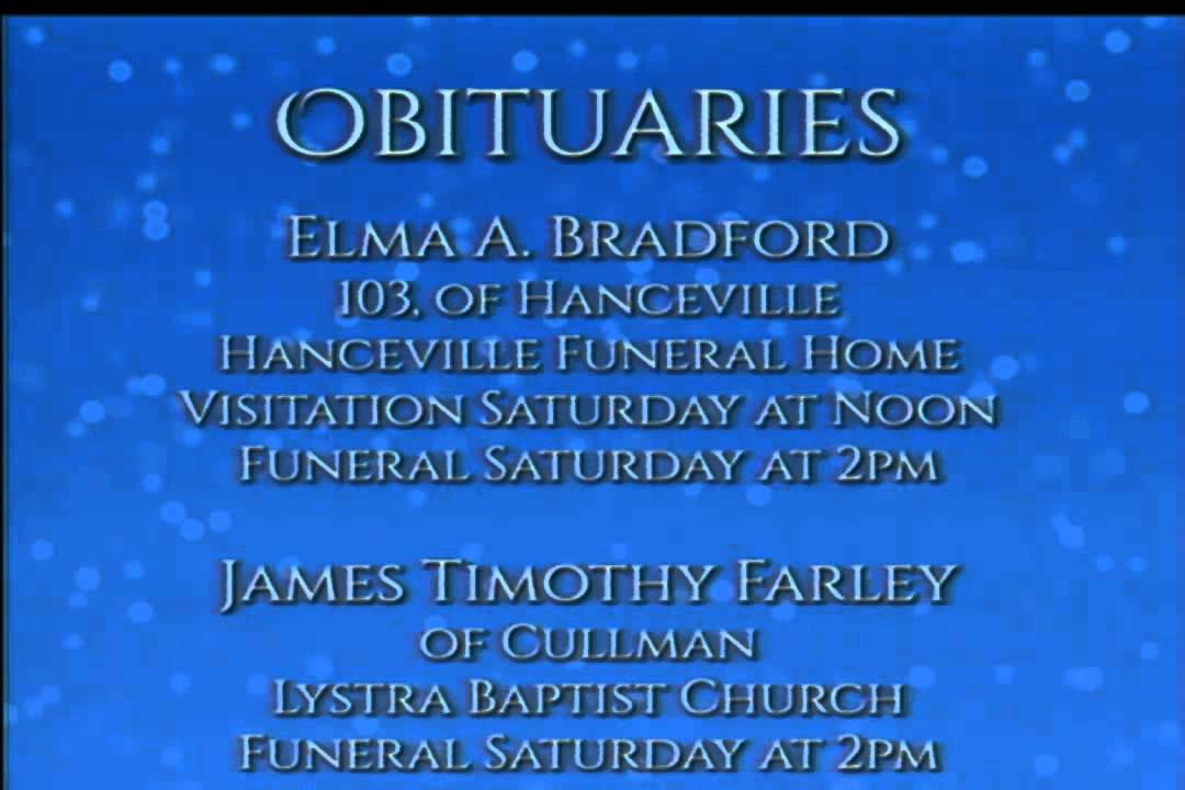 Today's Obituaries - December 26, 2014 - YouTube