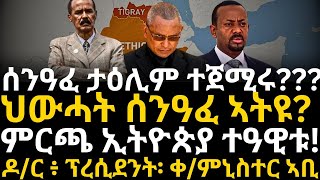 ምርጫ ኢትዮጵያ ተዓዊቱ! ዶ/ር ፥ ፕረሲደንት፡ ቀ/ምኒስተር ኣቢ ሰንዓፈ ታዕሊም ተጀሚሩ???