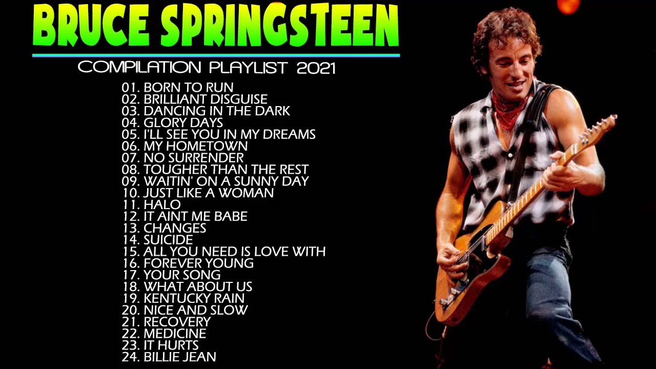 Bruce Springsteen - 20 Greatest Hits, Grandes Éxitos| Born To Run ...